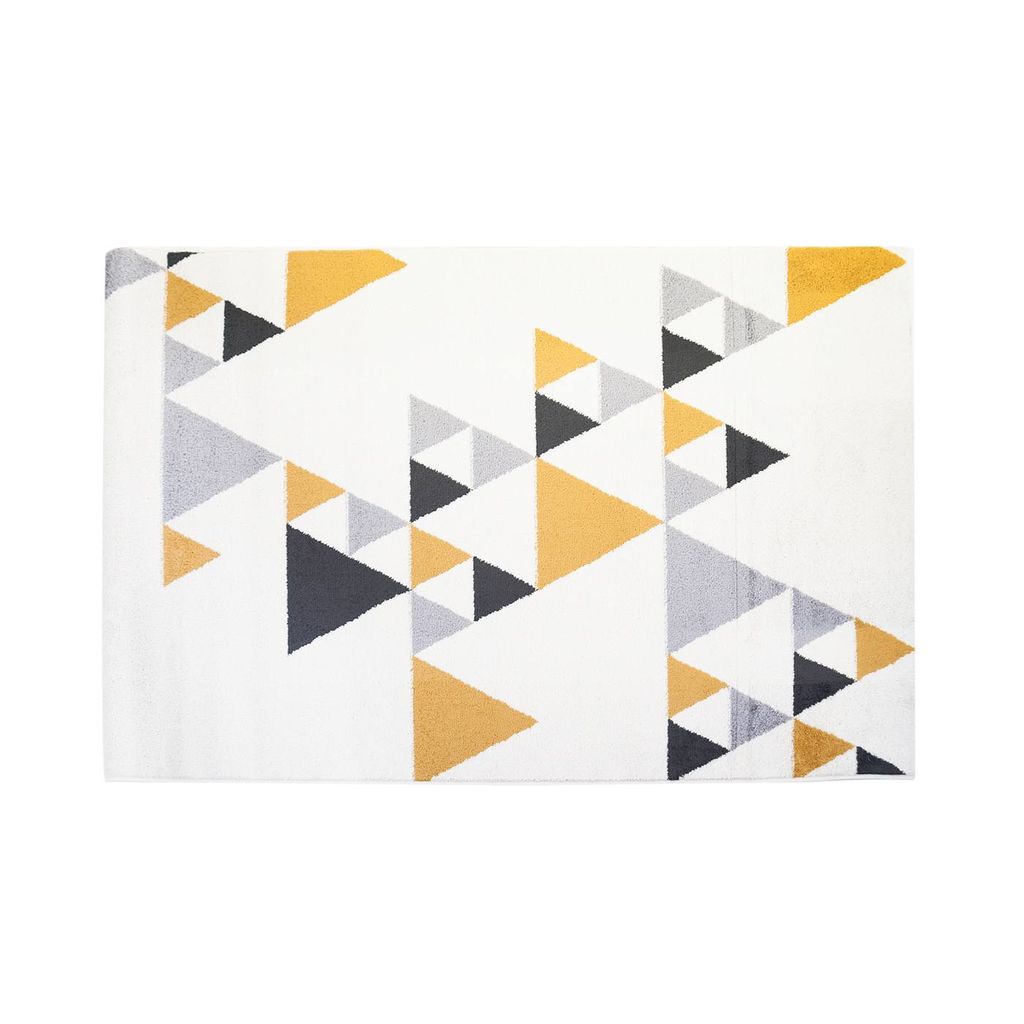 Háromszög mintás szőnyeg, 170x120 cm, sárga - SIOUX - Butopêa