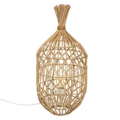 Asztali lámpa, rattan 55 cm - JAKARTA - Butopêa