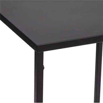Lerakóasztal szett fém, fekete – gigi - butopêa