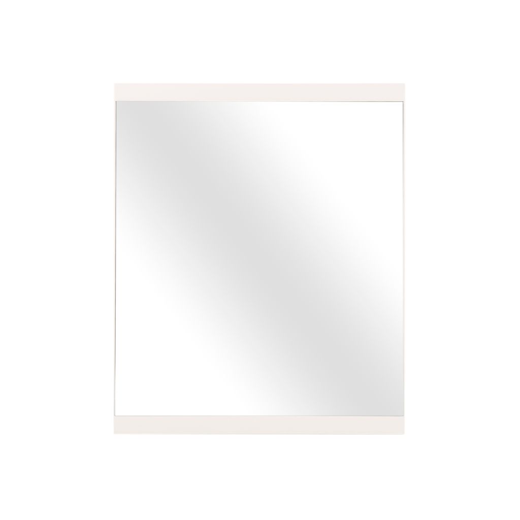 Lakkozott tükör, 60x74 cm, törtfehér - ROYAL LYS - Butopêa
