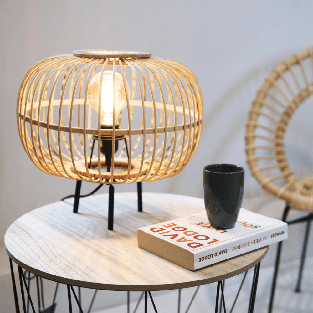 Bambusz asztali lámpa